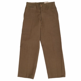 CompressionSupport Body Fit VINTAGE US ARMY WOOL TROUSERS PANTS 1941 WW2 SIZE 29X29