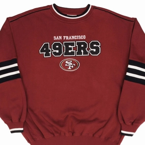 Drawstring Hood VINTAGE NFL SAN FRANCISCO 49ERS EMBROIDERED 1990S SWEATSHIRT SIZE XL