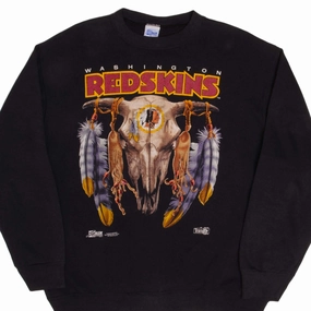VINTAGE NFL WASHINGTON REDSKINS SWEATSHIRT 1992 SIZE LARGE MADE USA Poplin Best-selling