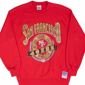 Fashion Basics product brand name recognition VINTAGE NFL SAN FRANCISCO 49ERS 1990S SWEATSHIRT LARGE MADE IN USA