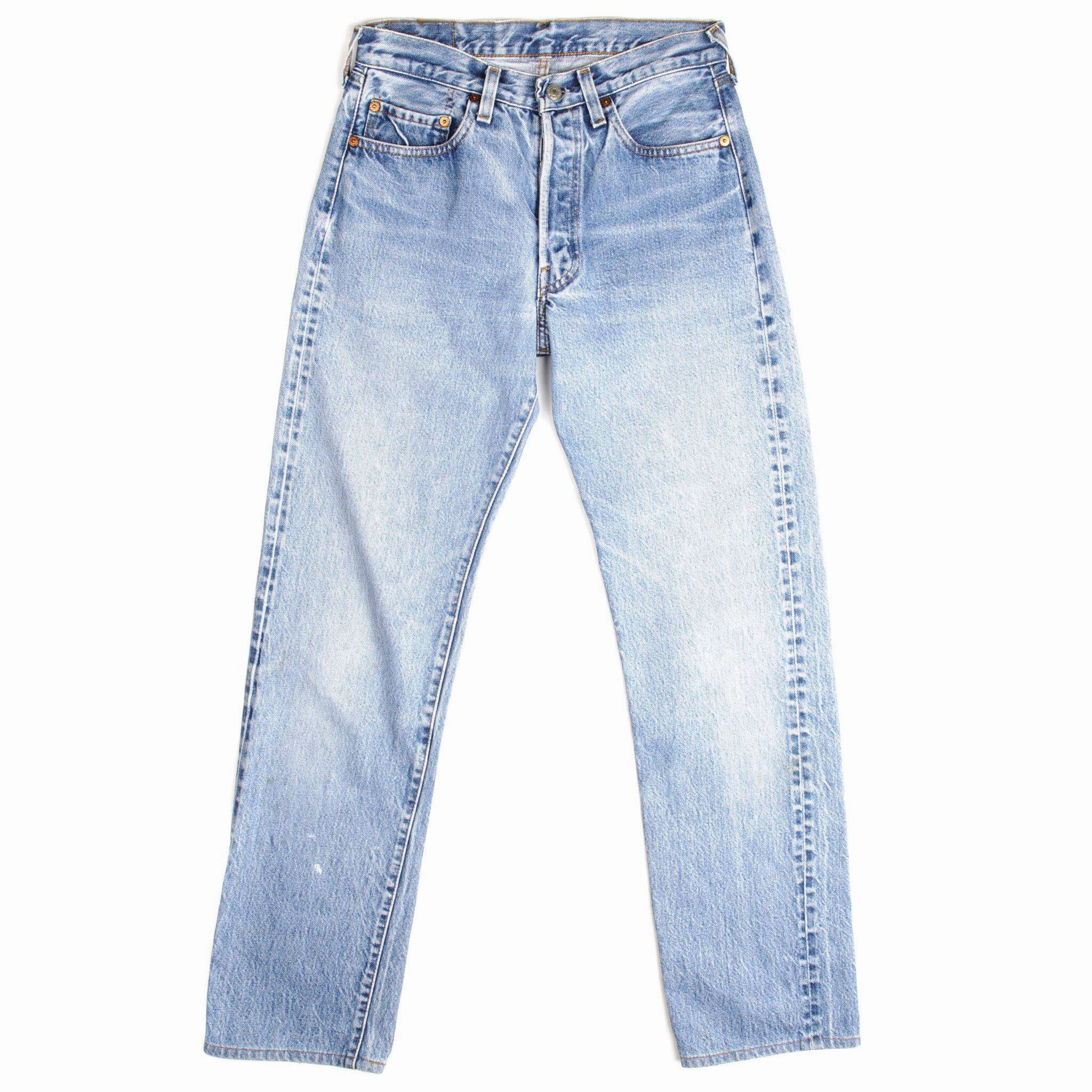 VINTAGE LEVIS 501 JEANS INDIGO 1976-1985 SIZE W28 L30 MADE IN USA WITH SELVEDGE Artist Vibe Work Meeting Casual