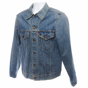 VINTAGE LEVIS TYPE 3 JACKET 2 POCKETS SINGLE STITCH 1980S SIZE 40 MADE IN CANADA Sporty Outerwear Idolize