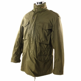 VINTAGE US ARMY M-1965 M65 FIELD JACKET 1975 VIETNAM WAR SIZE MEDIUM REGULAR Hooded Option