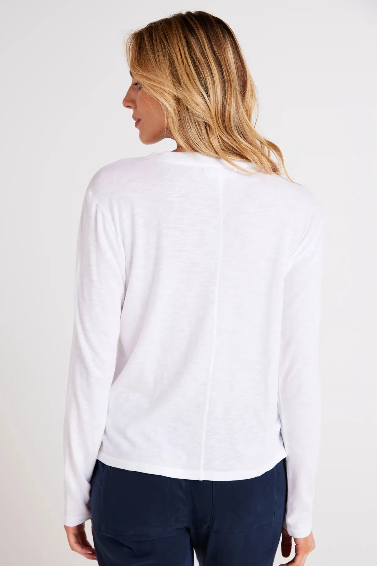 Long Sleeve Crew Tee crew neck
