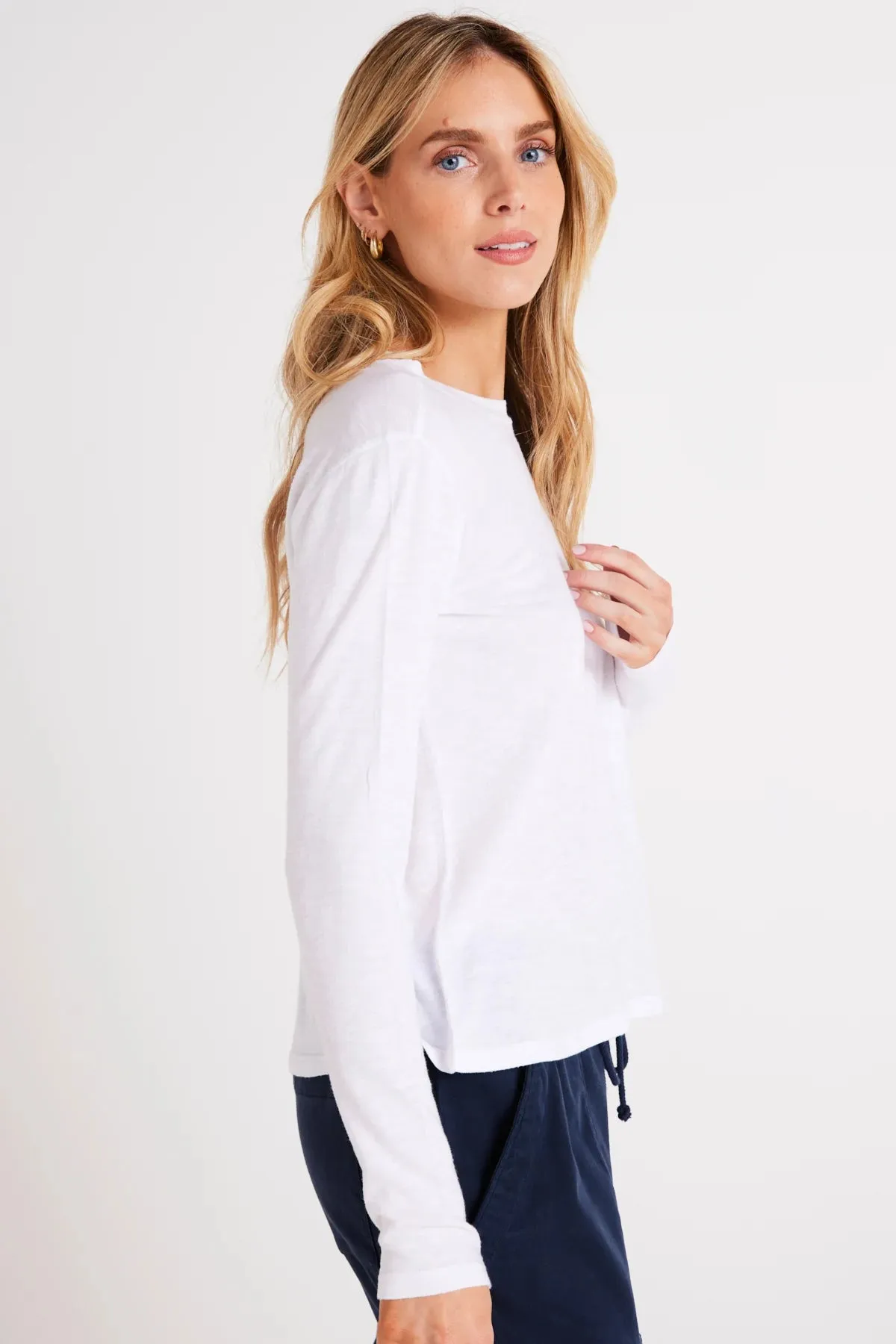 Casual everyday wear Long Sleeve Crew Tee