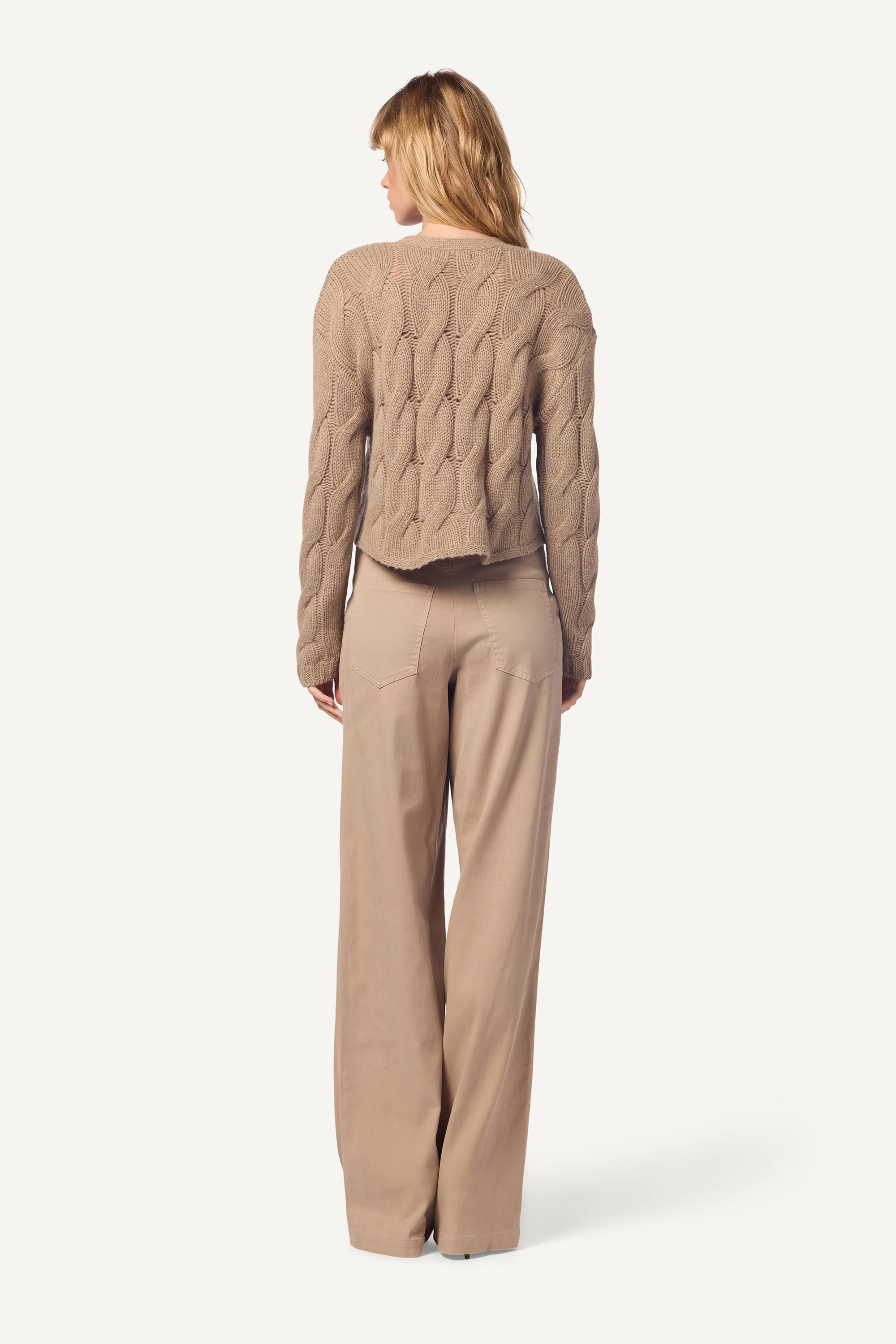 HighWaistSupport SOLSTICE LOW RISE PLEATED CASUAL PANT | ECO GRAVEL