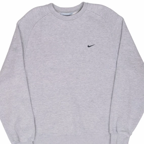 Backpacking Essential VINTAGE NIKE CLASSIC SWOOSH GREY SWEATSHIRT 2000S LARGE
