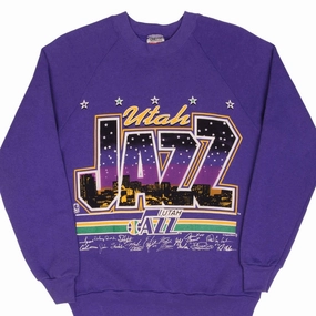 Timeless Bold good for weekends VINTAGE NBA UTAH JAZZ SWEATSHIRT 1990S SIZE MEDIUM MADE IN USA