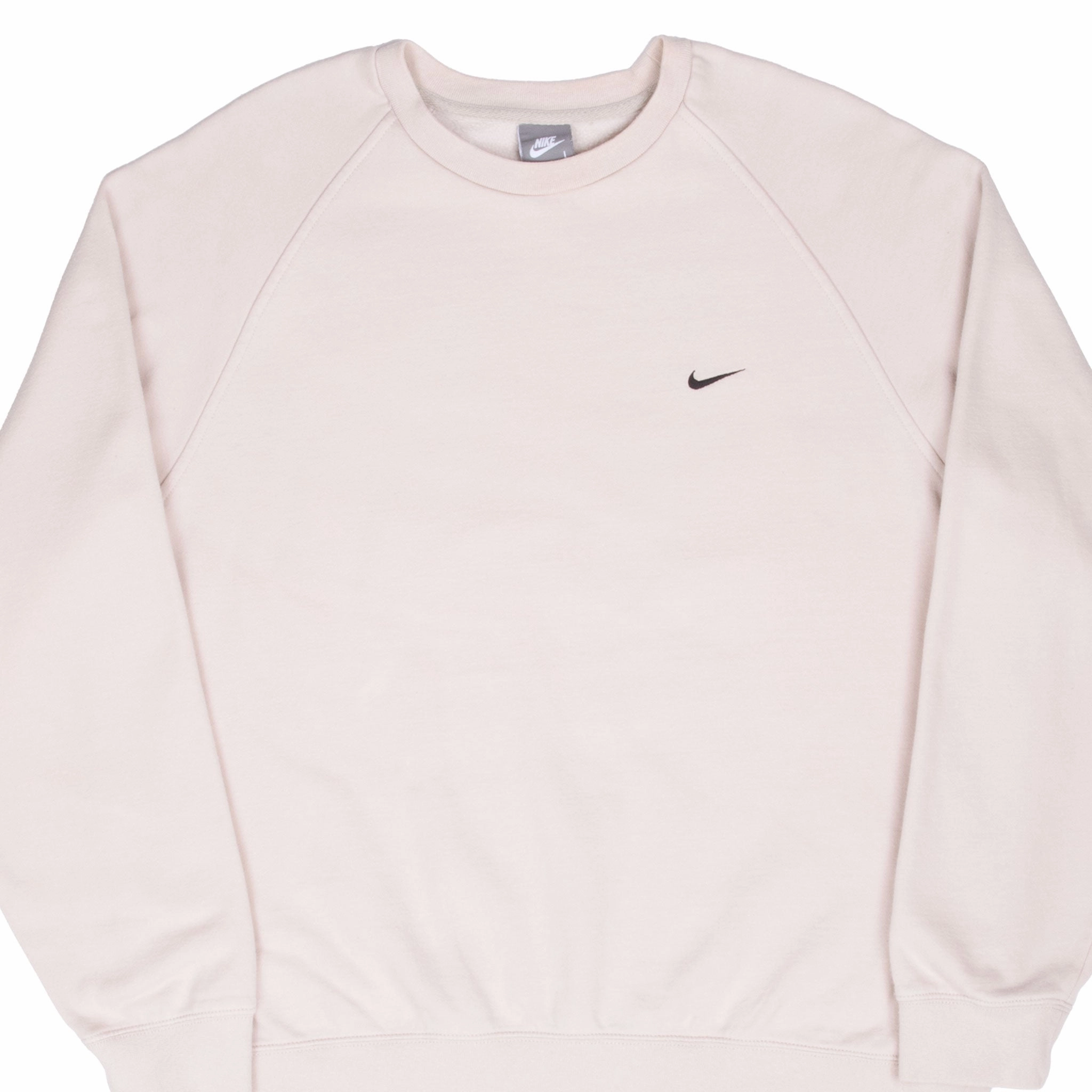 Comfy Look VINTAGE NIKE CLASSIC SWOOSH BEIGE SWEATSHIRT 2000S LARGE