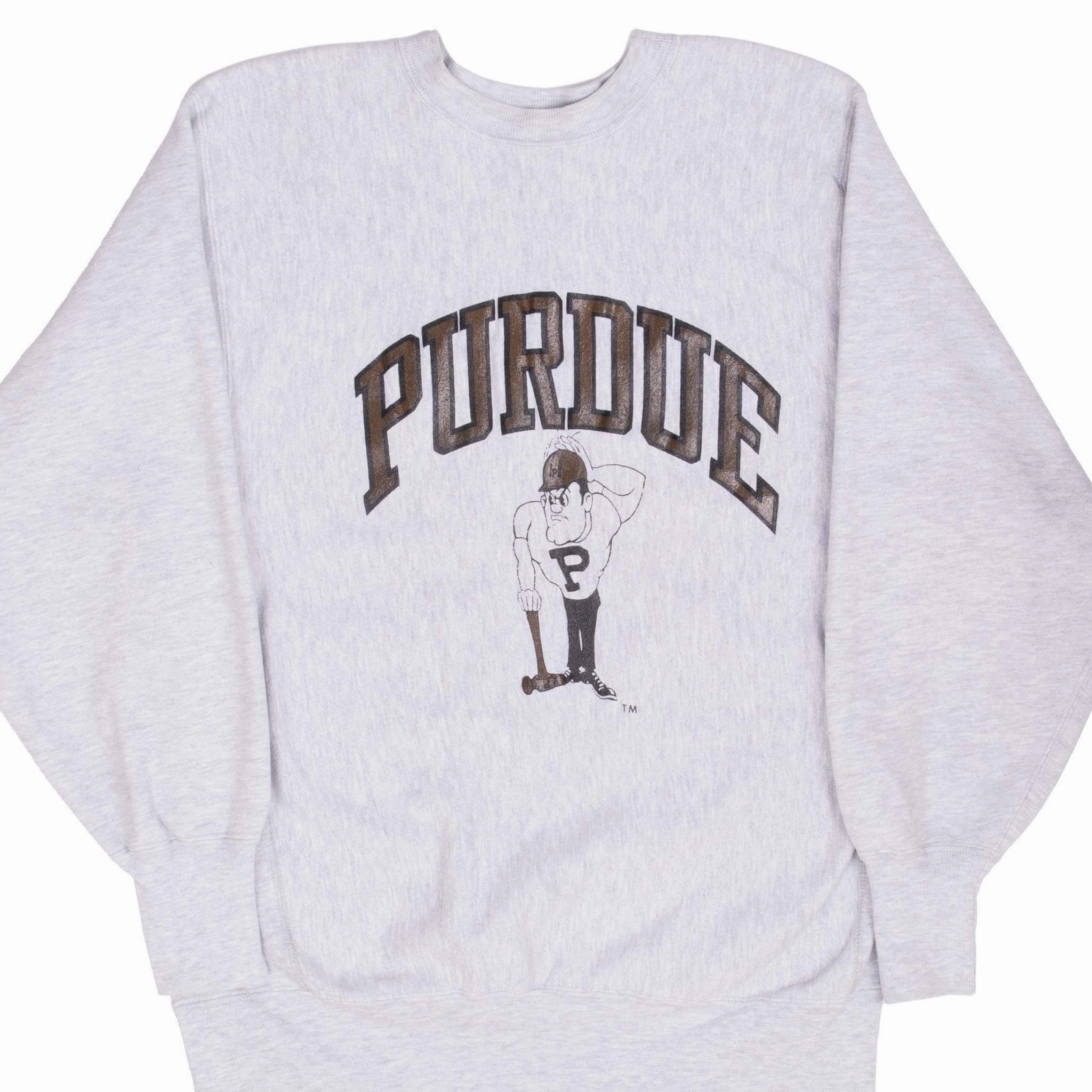 Chill Wear VINTAGE CHAMPION REVERSE WEAVE PERDUE SWEATSHIRT 1990S LARGE MADE IN USA