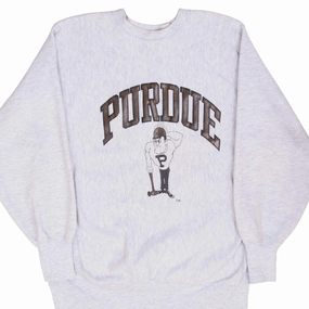 Chill Wear VINTAGE CHAMPION REVERSE WEAVE PERDUE SWEATSHIRT 1990S LARGE MADE IN USA