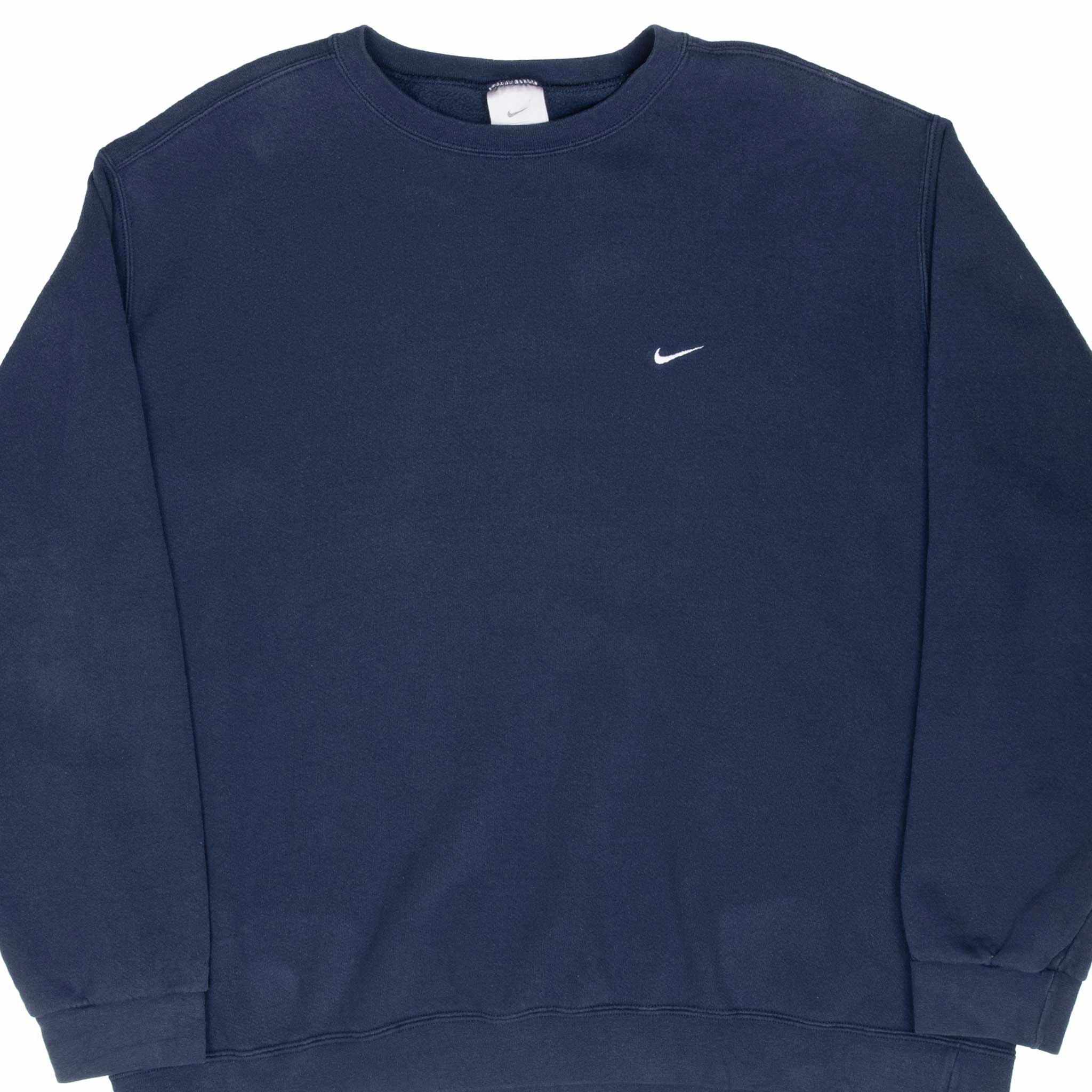 VINTAGE NIKE CLASSIC SWOOSH NAVY BLUE SWEATSHIRT 2000S 2XL product bag functionality product belt definition