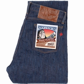 True Guy - MIJ15 - Hand Dyed Natural Indigo x Kakishibu Intangible Cultural Treasure Selvedge Denim Outdoor Enthusiast Premium Home Comfort