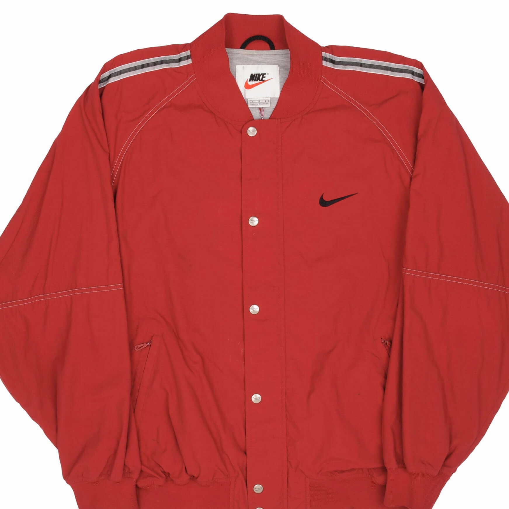 Vintage Style picnic - goers VINTAGE NIKE WINDBREAKER RED JACKET 1990S SIZE LARGE