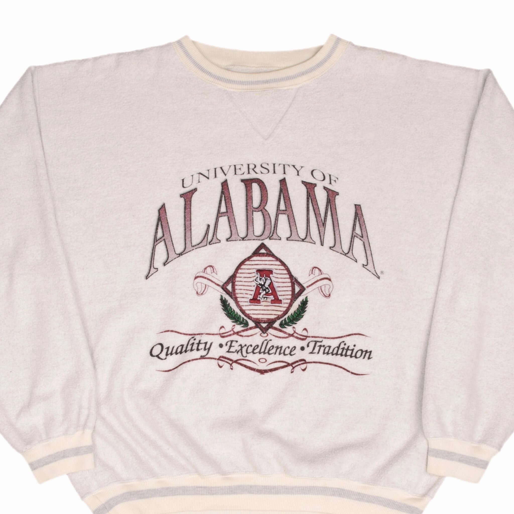 Layer Bold Trendy Outfit VINTAGE NCAA ALABAMA CRIMSON TIDE 1990S SWEATSHIRT SIZE MEDIUM