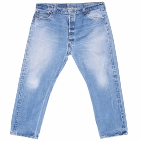 Trend Setter Road Trip Casual Stylish Daily Wear Parent Style VINTAGE LEVIS 501 INDIGO BLUE JEANS 1990S SIZE 40X29 MADE IN USA