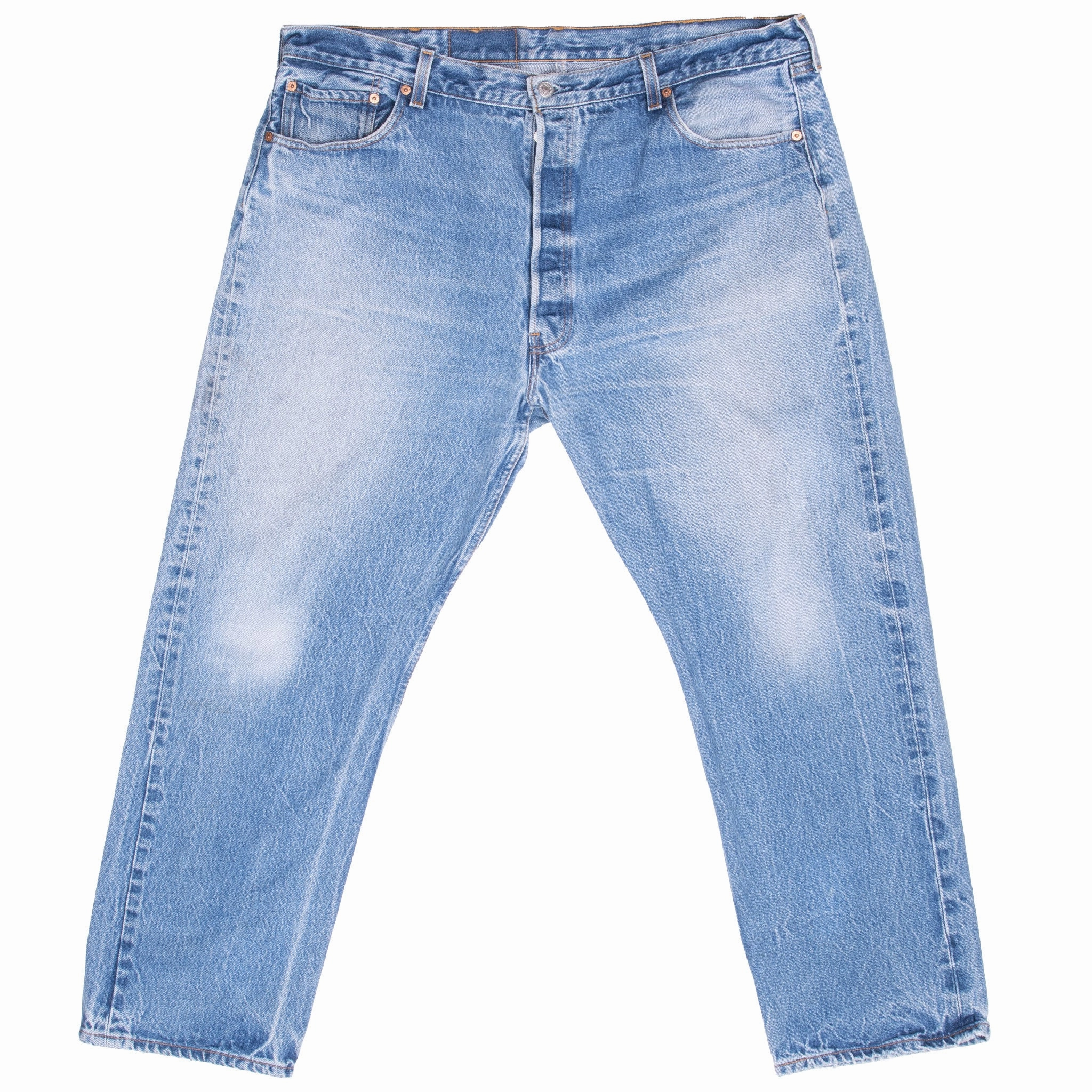 Trend Setter Road Trip Casual Stylish Daily Wear Parent Style VINTAGE LEVIS 501 INDIGO BLUE JEANS 1990S SIZE 40X29 MADE IN USA