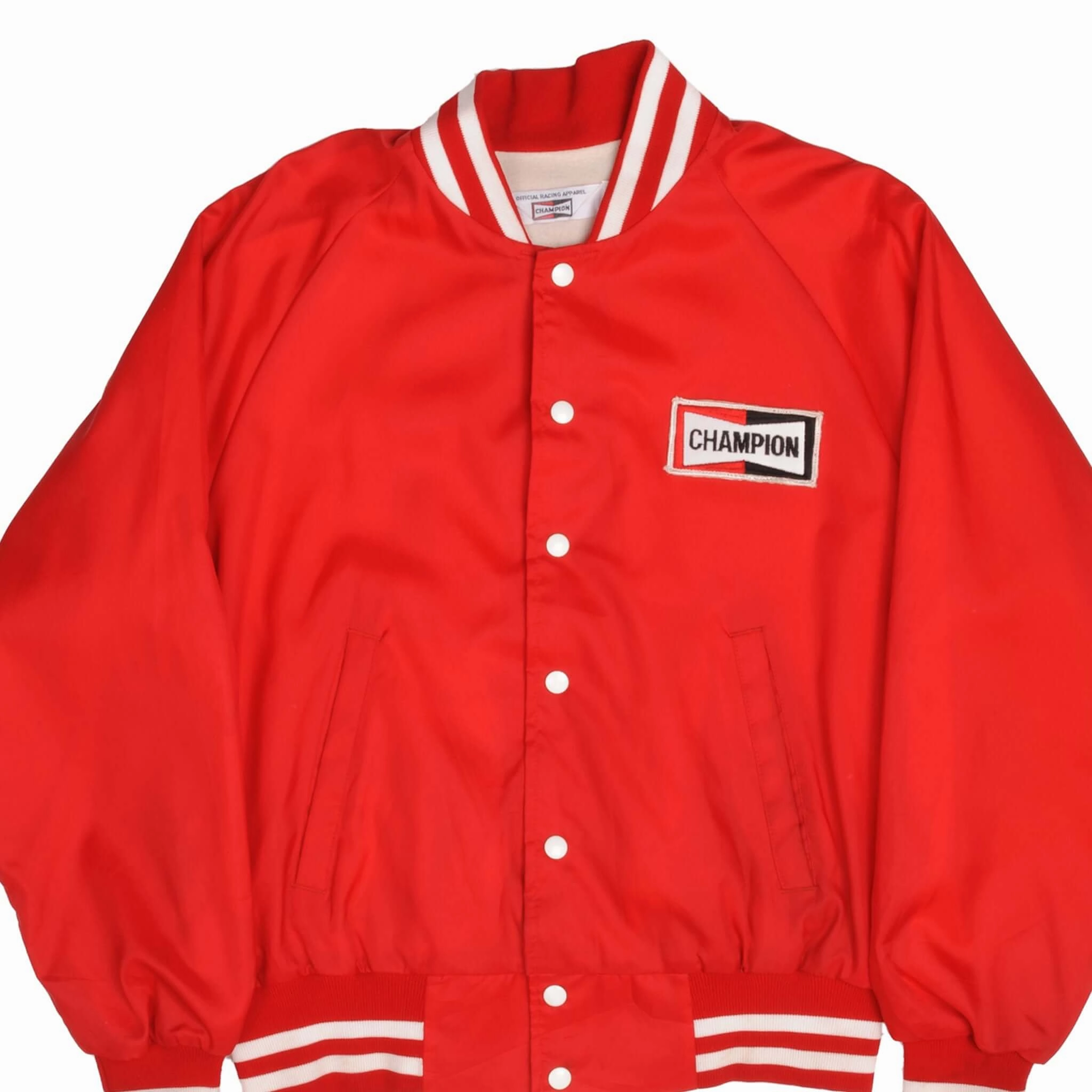 VINTAGE RACING CHAMPION BOMBER JACKET 90S SIZE 2XL MADE IN USA Trail Fit