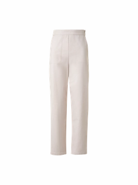 Conical Ankle-Length Cotton Denim Stretch Pants Casual Edge