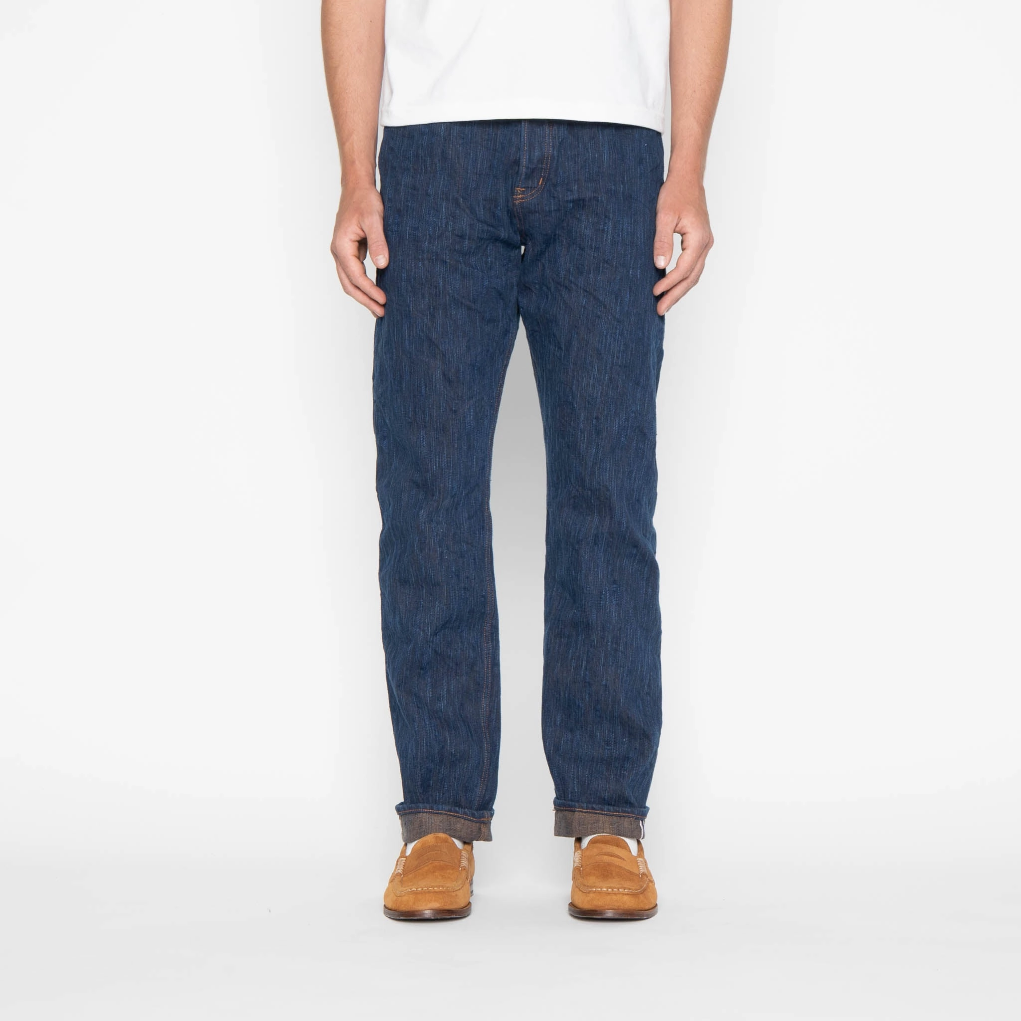 Weird Guy - MIJ15 - Hand Dyed Natural Indigo Kakishibu Intangible Cultural Treasure Selvedge Denim Outdoor Adventure Earthy Traveler Gear Summer Vibes Fashion Lover