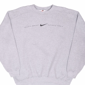 VINTAGE NIKE ATLANTA BRAND ULTIMATE TENNIS SWEATSHIRT 1997 LARGE MADE IN USA right for beach trips
