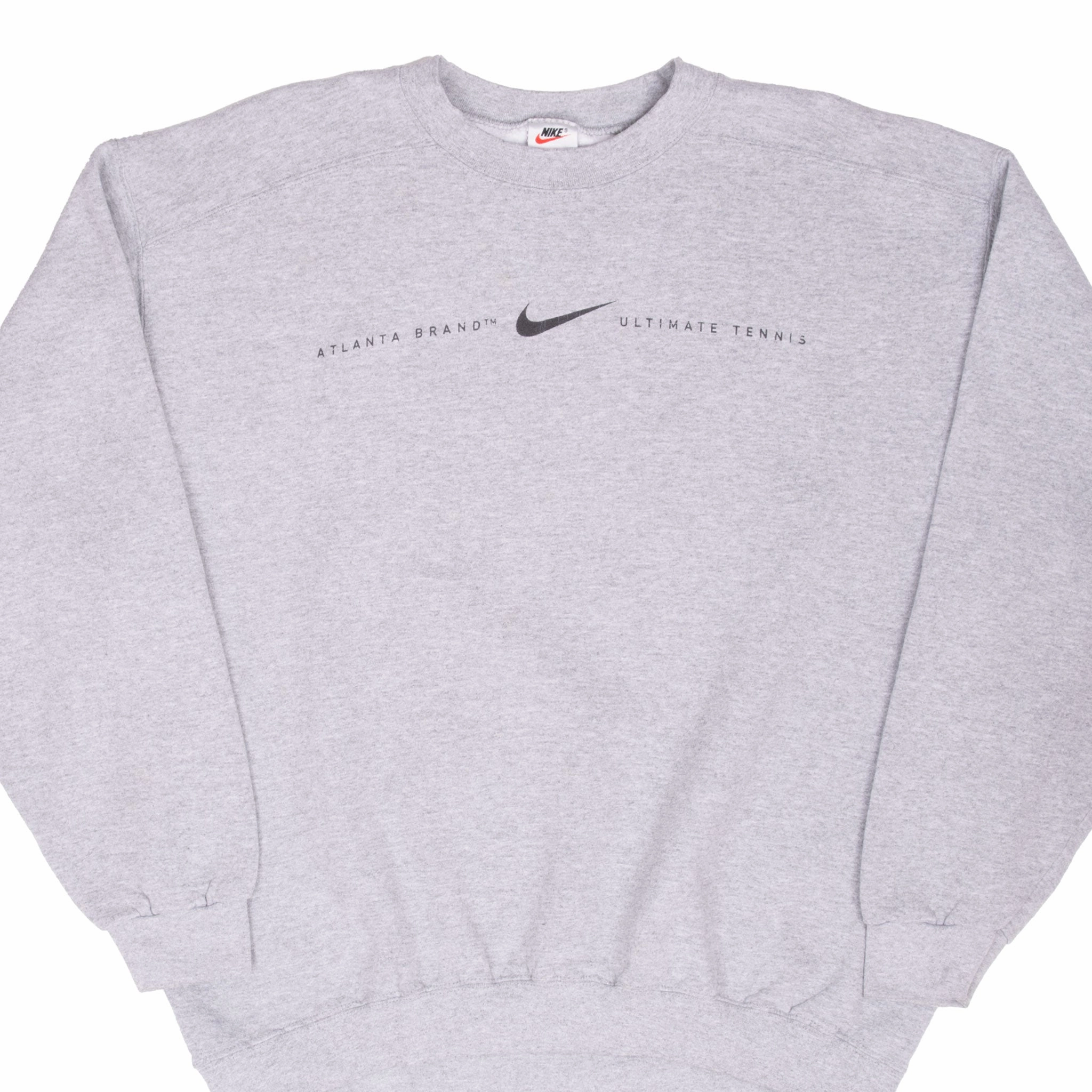 VINTAGE NIKE ATLANTA BRAND ULTIMATE TENNIS SWEATSHIRT 1997 LARGE MADE IN USA right for beach trips