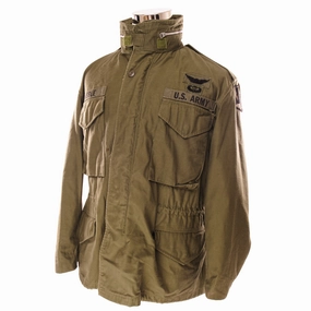 VINTAGE US ARMY M-1965 M65 FIELD JACKET 1967 VIETNAM WAR SIZE MEDIUM SHORT Protective Outerwear Wind Resistant Design