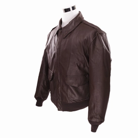 VINTAGE COOPER US AIR FORCE LIGHT LEATHER JACKET TYPE A2 SIZE 44R Conquer