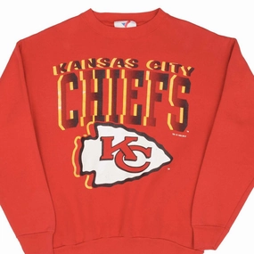 VINTAGE NFL KANSAS CITY CHIEFS 1992 SWEATSHIRT MEDIUM MADE IN USA Easy to store Outdoor Fit