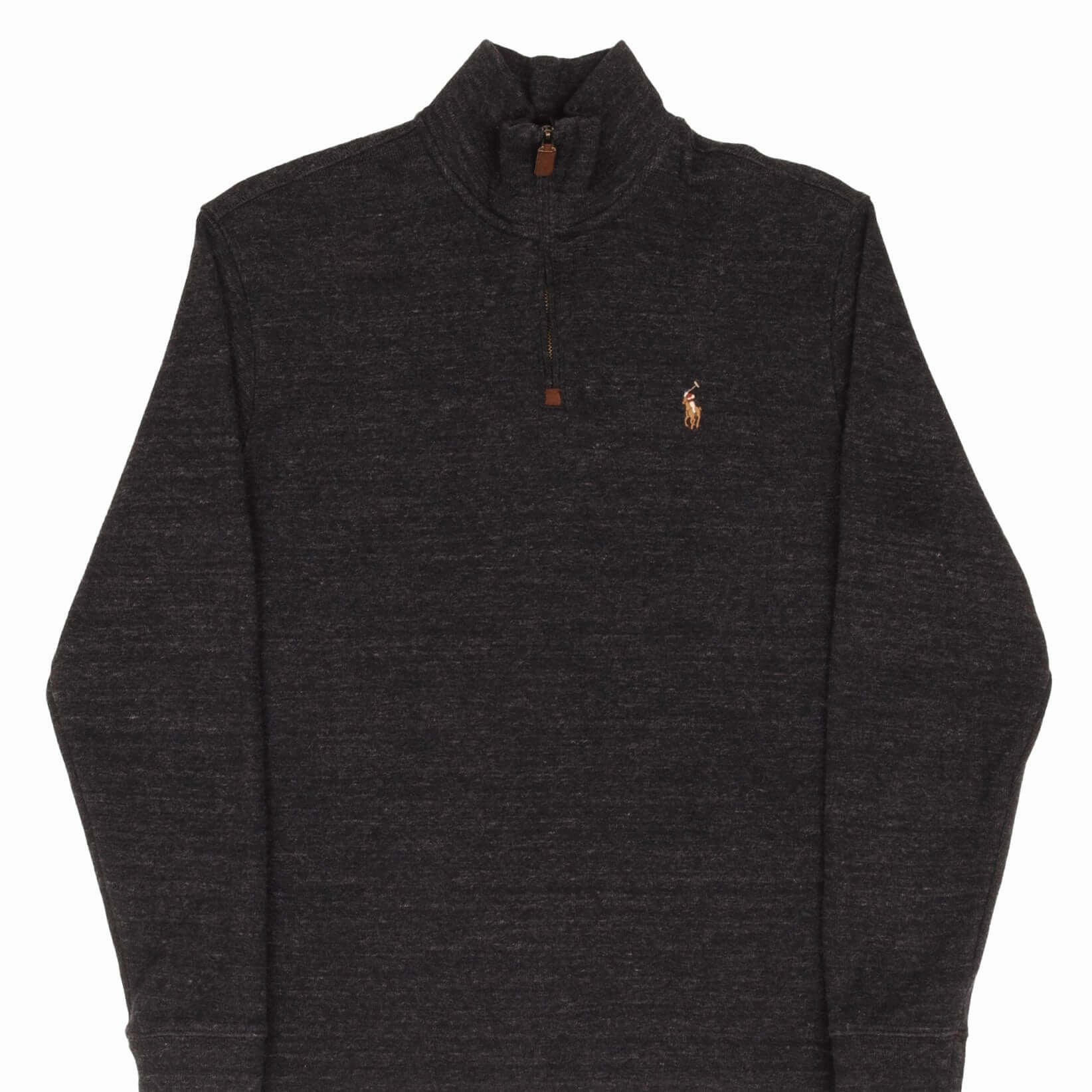 product neon energy product sale POLO RALPH LAUREN DARK GREY QUARTER 1/4 ZIP SWEATER SIZE MEDIUM