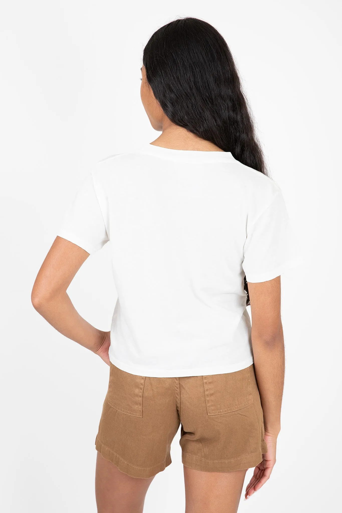 WrinkleResistant Quick Fit Comfort Cropped Ojai Tee