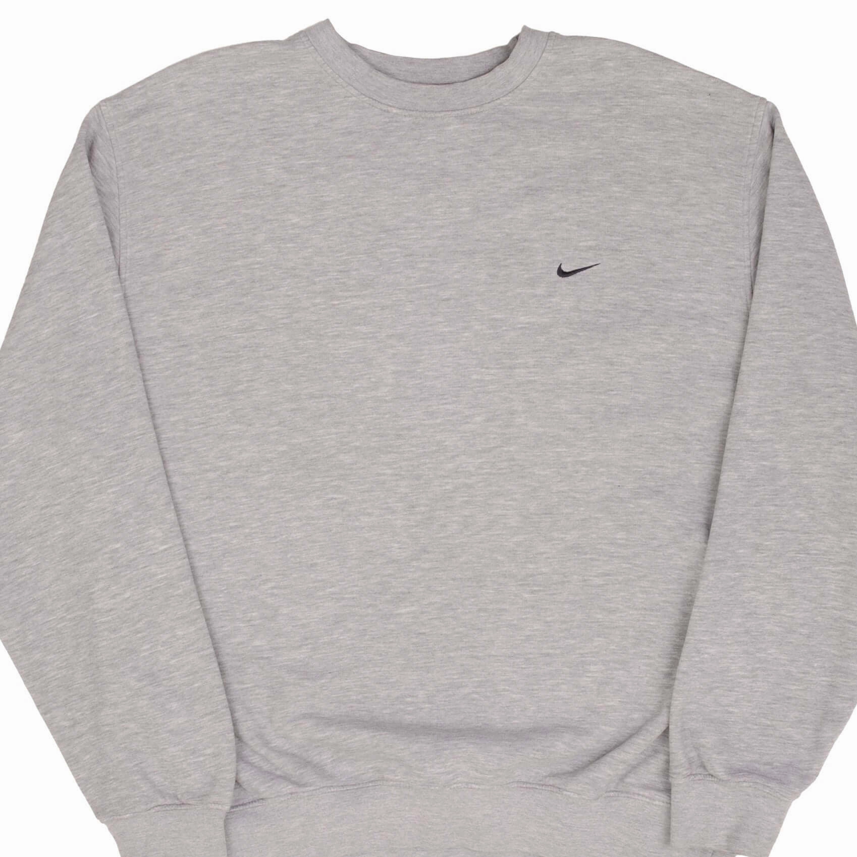 VINTAGE NIKE CLASSIC SWOOSH GREY SWEATSHIRT 2000S SIZE XL dancing suitable