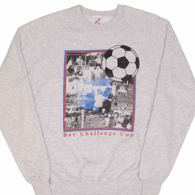VINTAGE SOCCER BAY CHALLENGE CUP EARLY 1990S SWEATSHIRT SIZE LARGE MADE IN USA Smart Casual