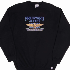 product patch uniqueness VINTAGE NASCAR BRICKYARD 400 1995 SWEATSHIRT SIZE XL MADE IN USA