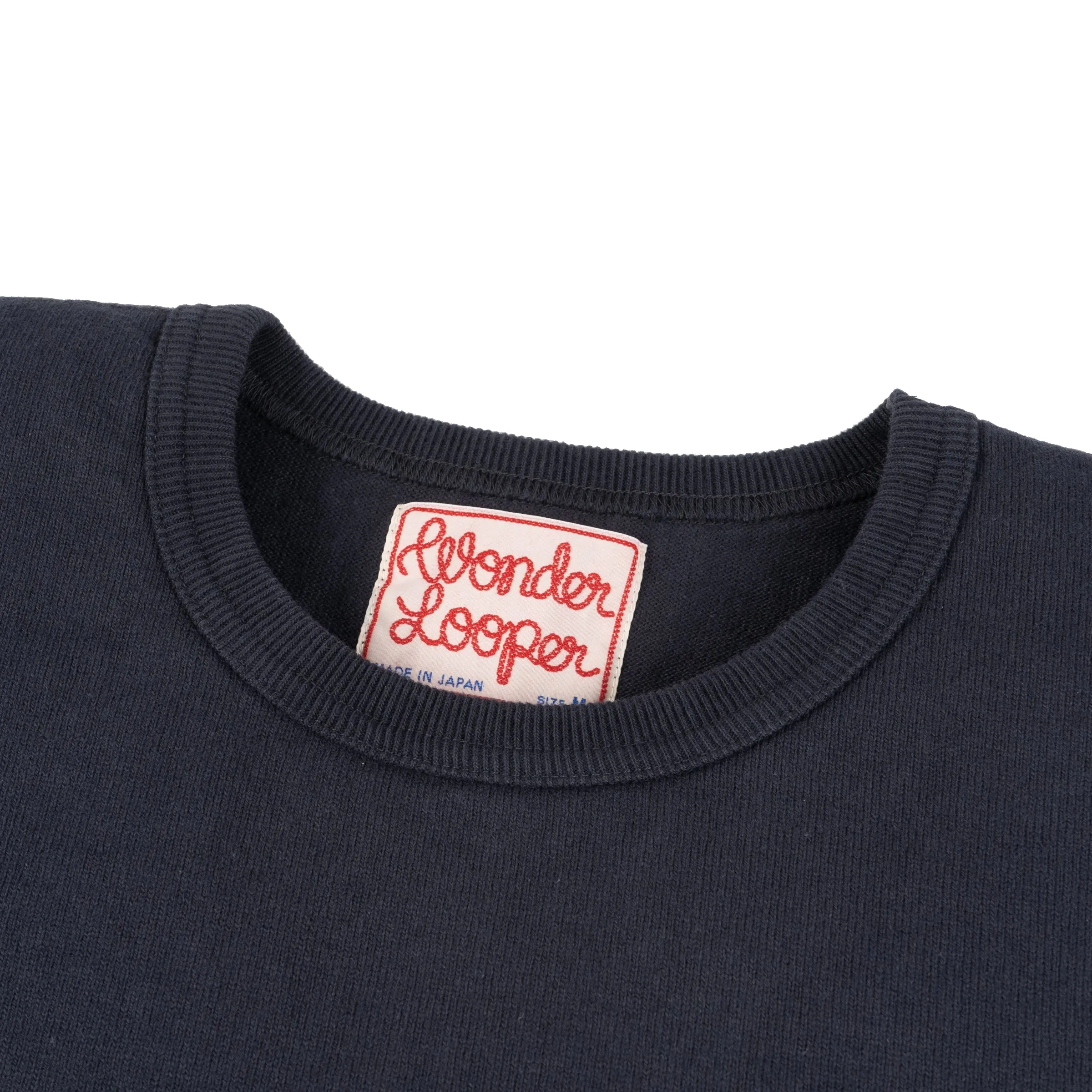 Versatile Style Comfort Wearable Crewneck T-shirt - Double Heavyweight - Navy