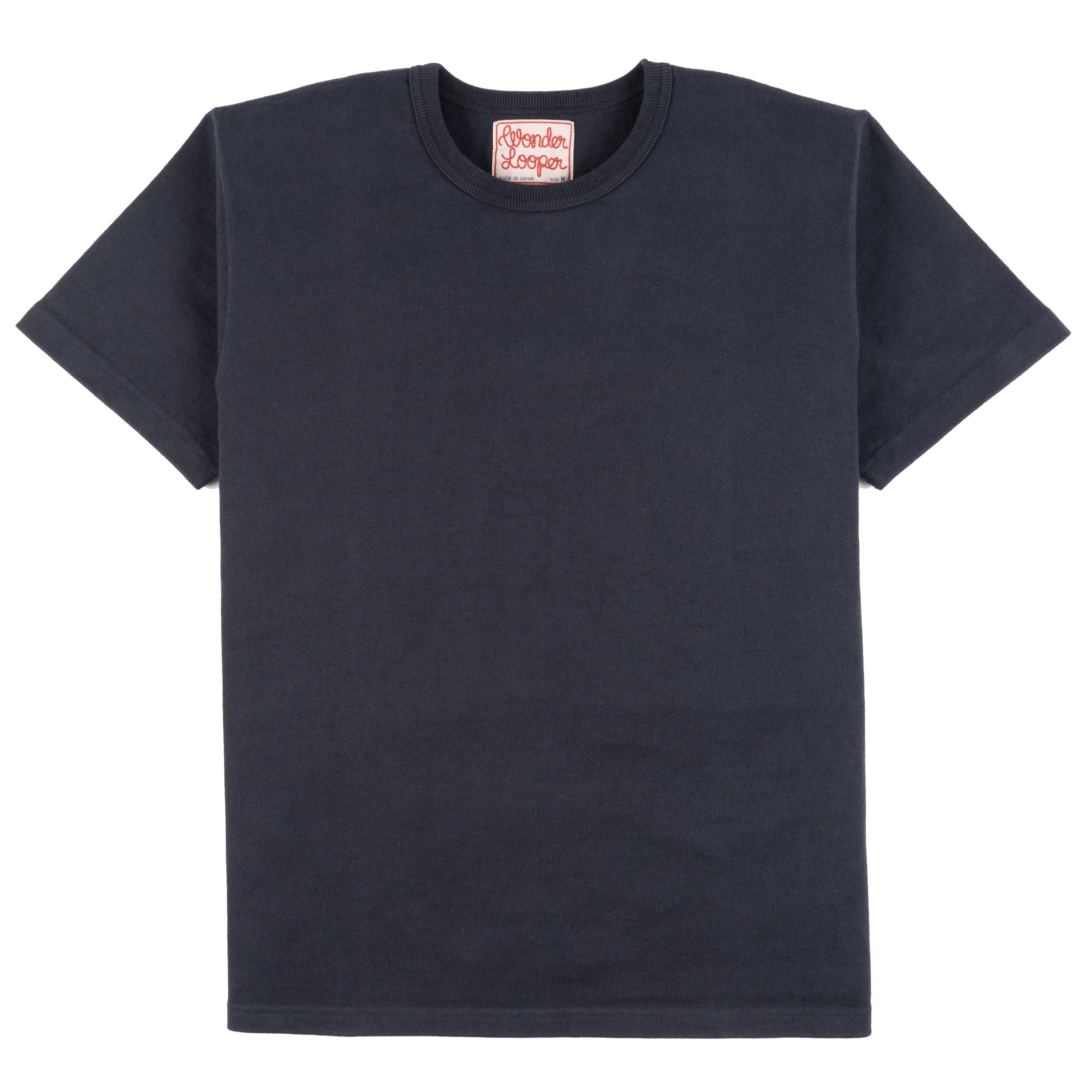 Crewneck T-shirt - Double Heavyweight - Navy Stretch Waist Classic Layer