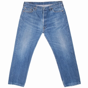 VINTAGE LEVIS 501 INDIGO BLUE JEANS 1980S SIZE 36X29 MADE IN USA Fashionable Waist