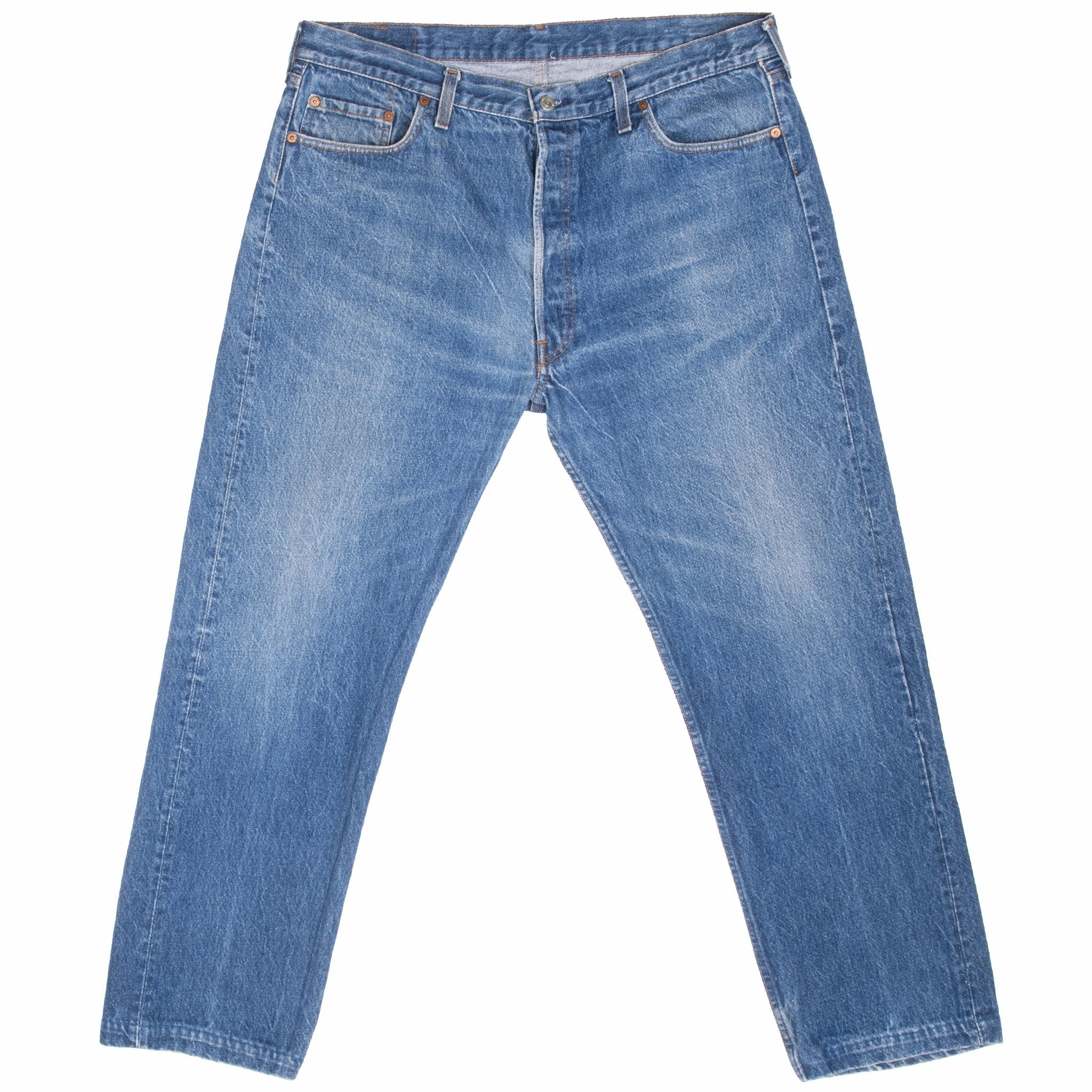 VINTAGE LEVIS 501 INDIGO BLUE JEANS 1980S SIZE 36X29 MADE IN USA Fashionable Waist