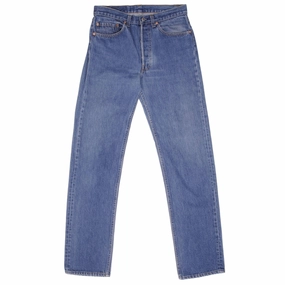 VINTAGE LEVIS 501 JEANS INDIGO 1980S SIZE W31 L34 MADE IN USA Fashionable Look Heavyweight Denim