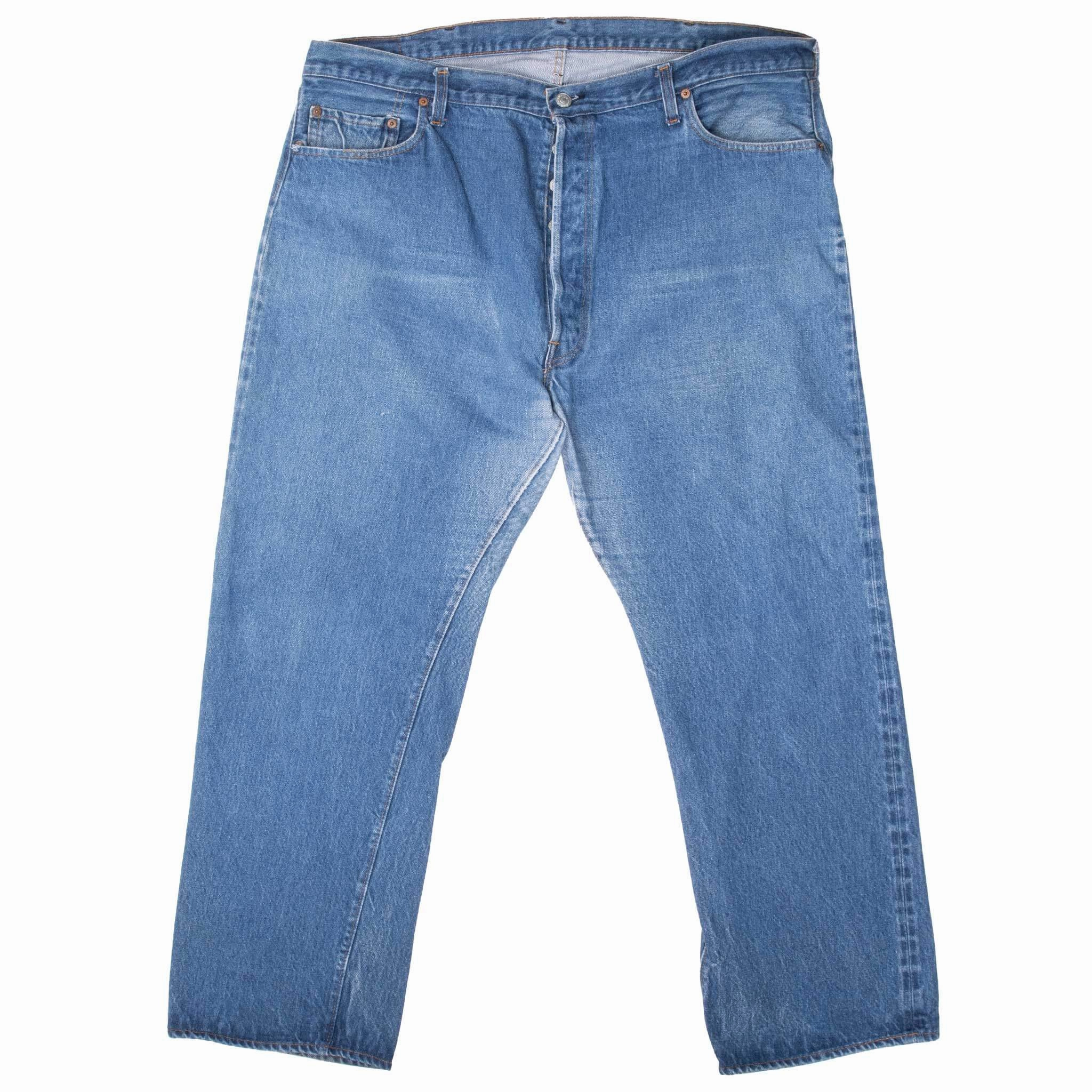 VINTAGE LEVIS 501 JEANS INDIGO 1970S SELVEDGE REDLINE SIZE W42 L29 MADE IN USA Easy Option All Style Fit