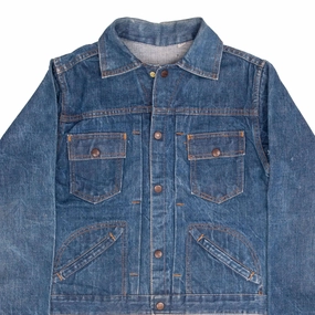 Medal VINTAGE DEE CEE PLEATED DENIM JACKET 1960S SIZE SMALL