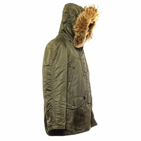 WrinkleResistant VINTAGE USAF US AIR FORCE PARKA AIRCREW JACKET N3B 1964 VIETNAM WAR SIZE MEDIUM