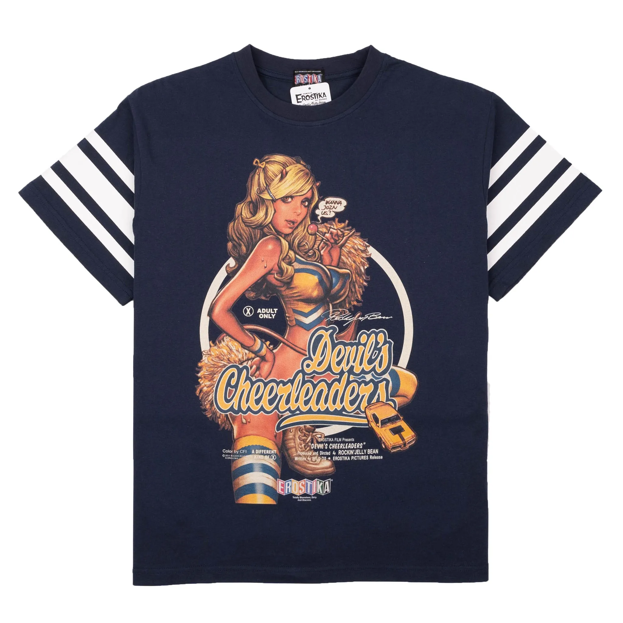 Devil's Cheerleaders T-Shirt - Navy insulated