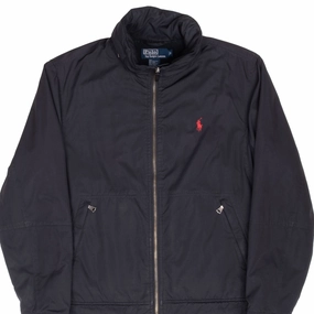Fall Commute Ultimate Protection VINTAGE POLO RALPH LAUREN BLACK WINDBREAKER JACKET 1990S SMALL