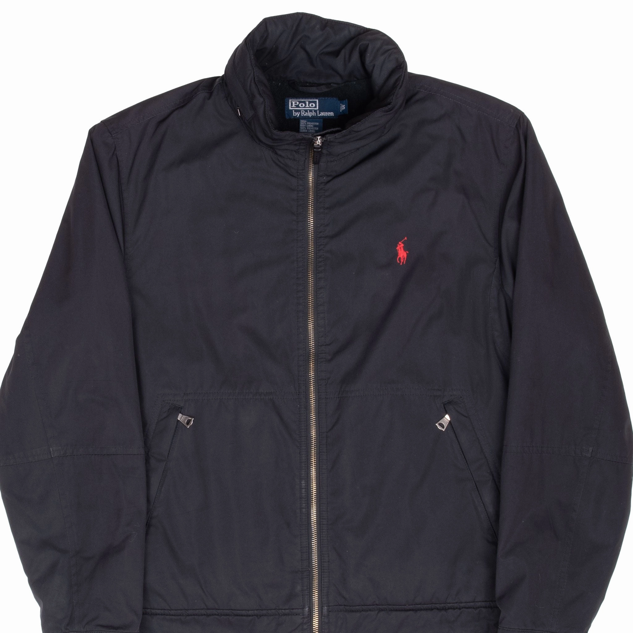 Fall Commute Ultimate Protection VINTAGE POLO RALPH LAUREN BLACK WINDBREAKER JACKET 1990S SMALL