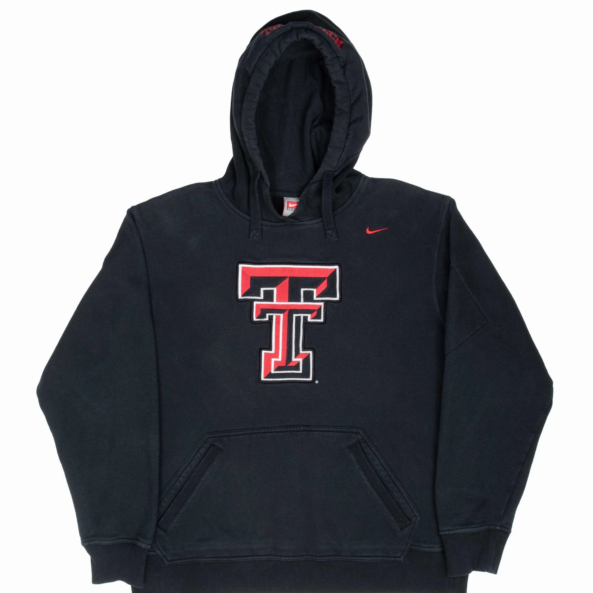 VINTAGE TEXAS TECH RED RAIDERS NIKE HOODIE SWEATSHIRT 2000S MEDIUM appropriate for weekdays product jewelry adornment