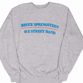 Street Ready Classic Sporty VINTAGE BRUCE SPRINGSTEEN & THE E STREET BAND WORLD TOUR 1985 SWEATSHIRT LARGE