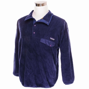 VINTAGE PATAGONIA SYNCHILLA SNAP T FLEECE PULLOVER 1998 SIZE LARGE MADE IN USA Comfort Piece