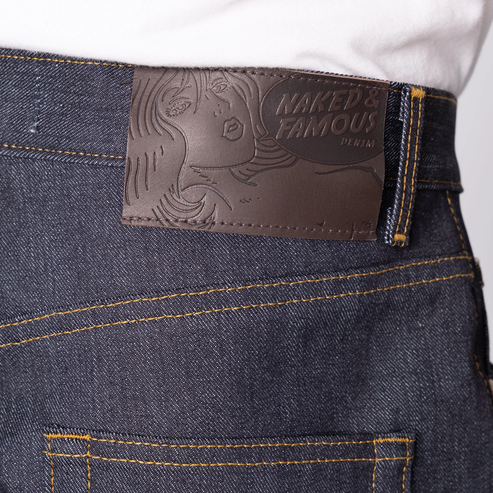 Easy Guy - Left Hand Twill Selvedge - 36" Long Inseam Effortless Waist Professional Wear Weekend Warrior