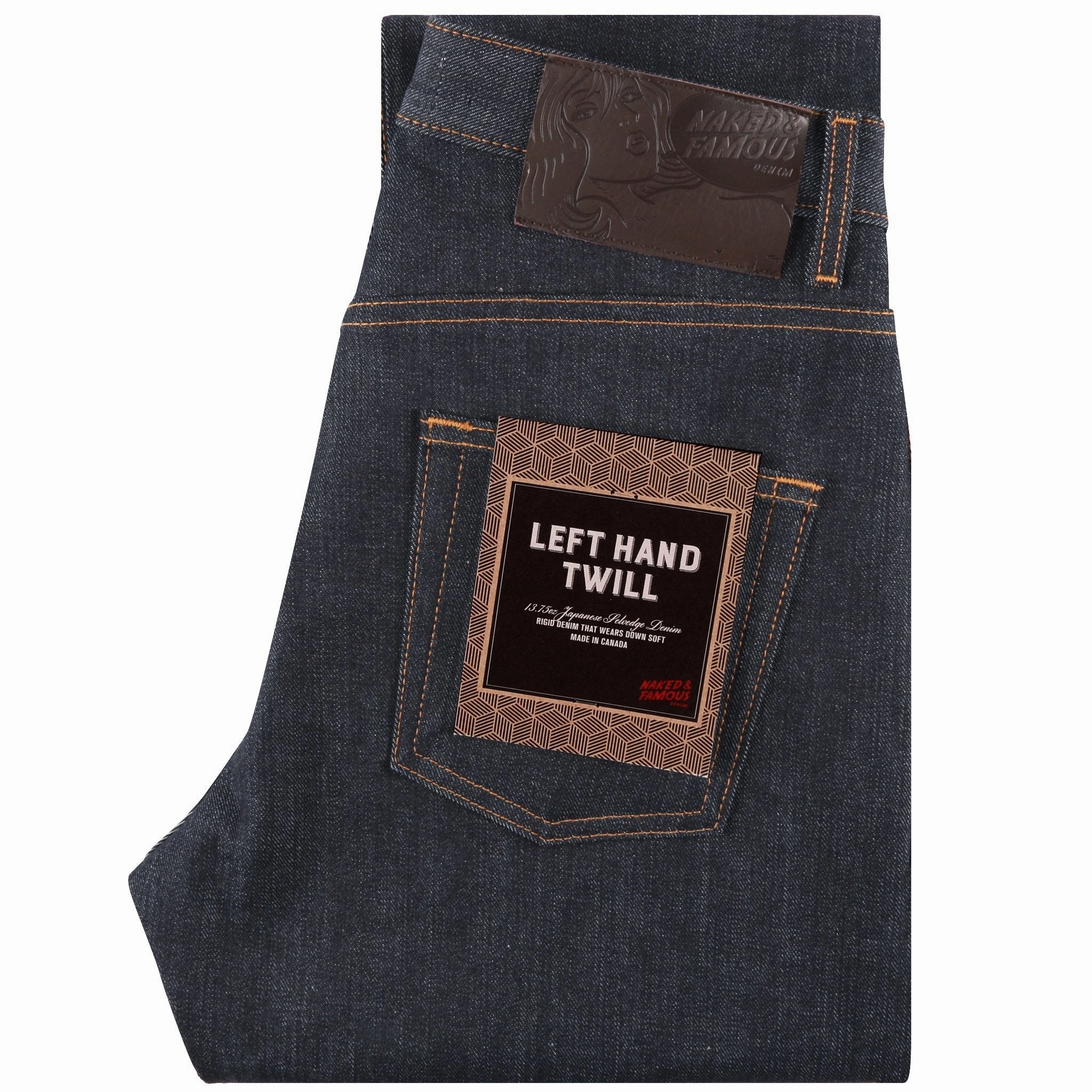 Night Out Bold Look Easy Guy - Left Hand Twill Selvedge - 36" Long Inseam